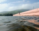 Mullaperiyar Dam Near Maximum Capacity on Nov 28 2011, Courtesy The Hindu