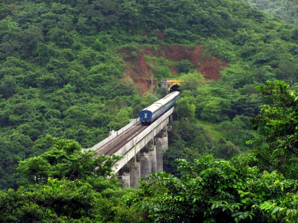 Konkan Railway Panvel viaduct 