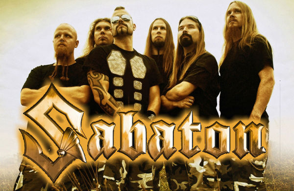 Sabaton - Photo of their Band with the Logo - Fan art