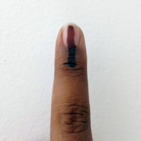 voted inked finger india malayalee